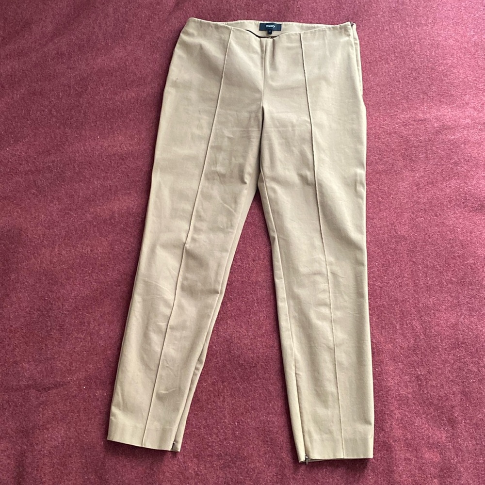 Theory stretchy cropped pants